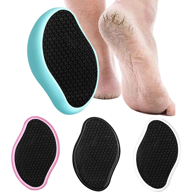 

Foot File Hard Dead Skin Callus Remover Nano Glass Pedicure Tools Foot Scrubber Professional Grinding Feet Skin Care Pedicura 4