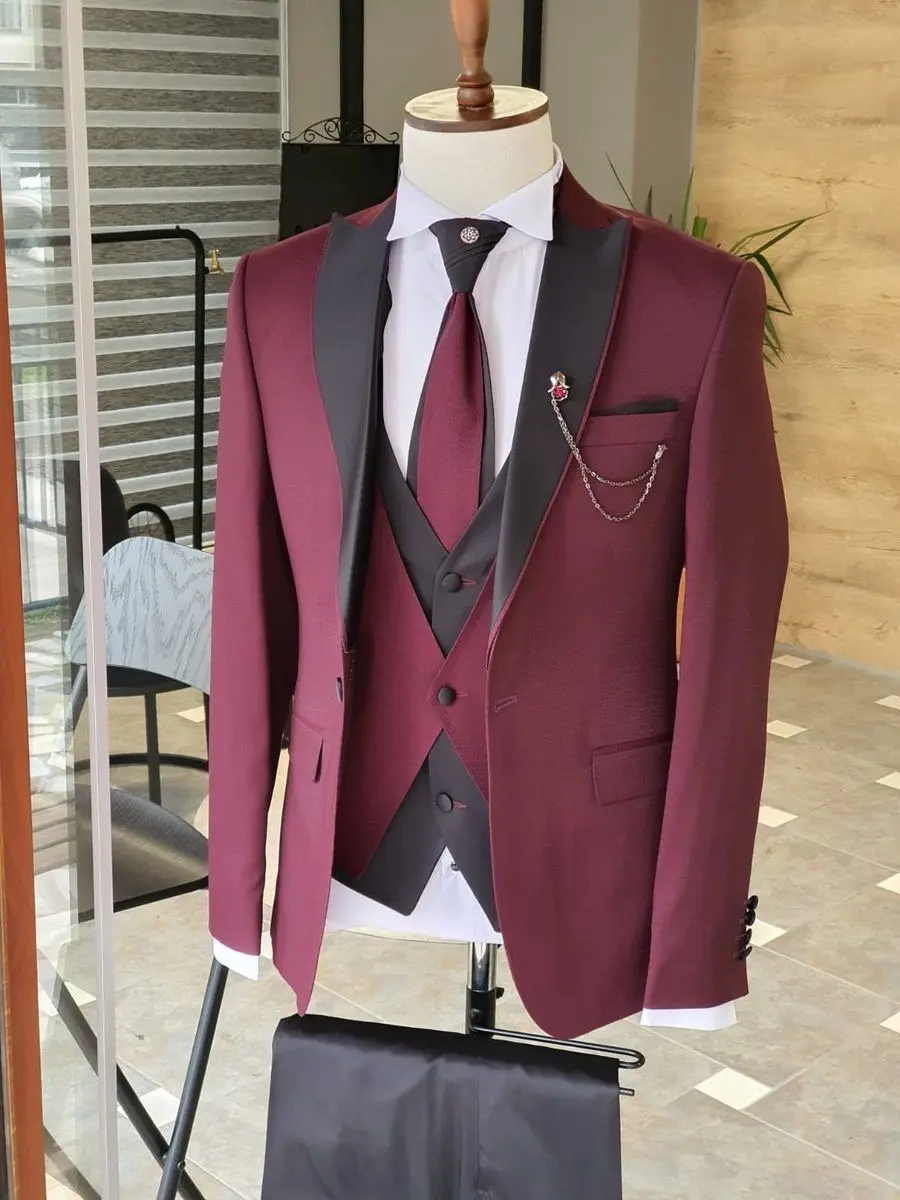 予約商品送料無料 ジャケットとパンツのベスト 3ピースの英国スタイルの結婚式の服 フォーマルなプロム カスタムメイドのイブニングウェア 30 Offセール Other Patnacomputers Com