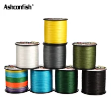 Плетеная леска, 8 нитей, 500 м, 1000 м, супер pe, для ледовой морской рыбалки, 8-300 фунтов, цвета: зеленый, серый, синий, многоцветные, 0,12-1,0 мм