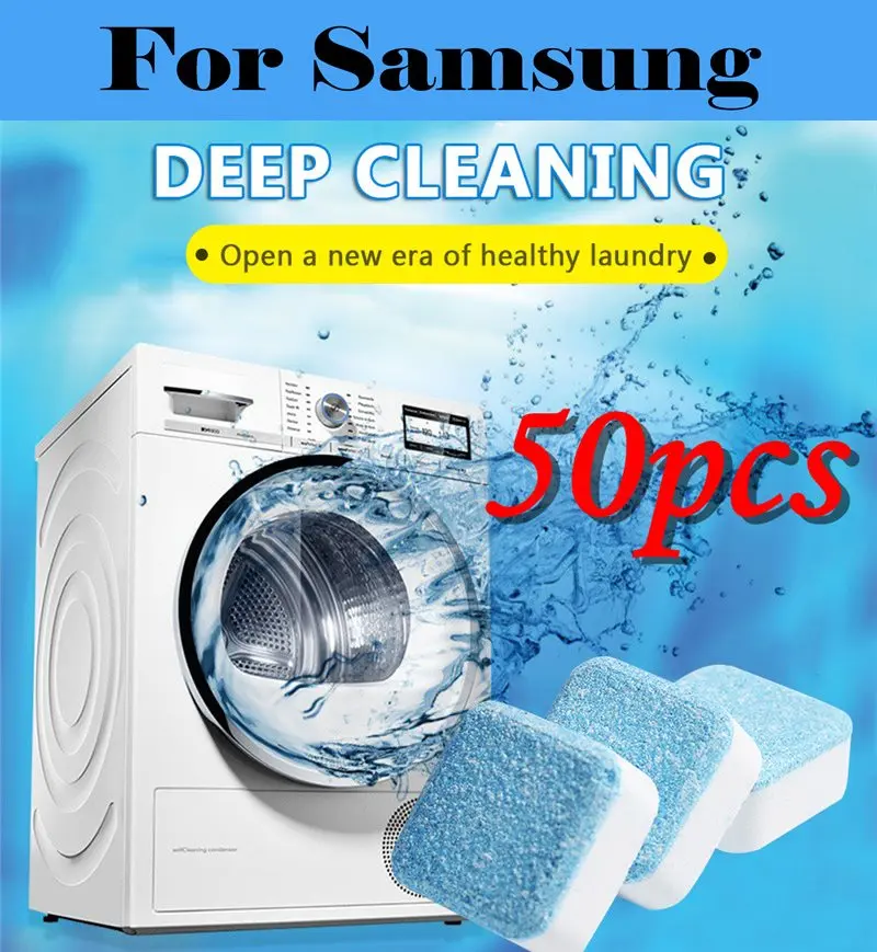 

Washing Machine Slot Cleaning Tablet Descaler Deep Clean For Samsung WT655QPNDRP/XTL WA62K4200HB WA65K4000HA/TL