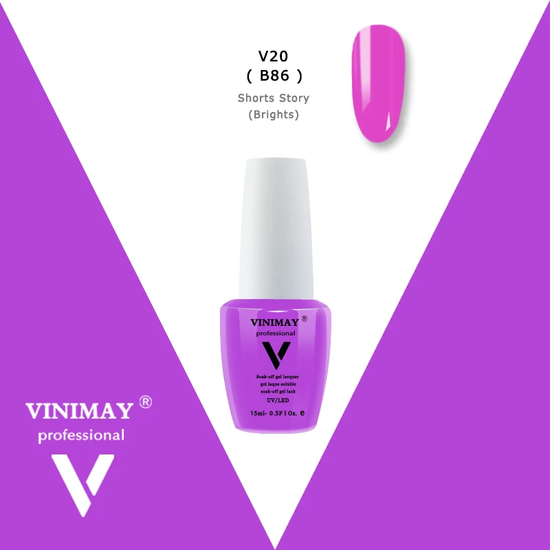 V20 VINIMAY Гель-лак для ногтей, новинка, 96 цветов, Гель-лак, Гель-лак для ногтей, набор праймеров, замачиваемый УФ-лак для ногтей, 15 мл - Цвет: V20