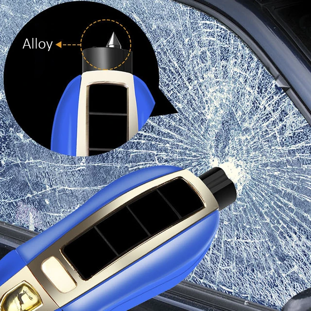 Marteau de sécurité d'urgence en alliage d'aluminium pour voiture,  brise-vitre, coupe-ceinture de sécurité, couteau, outil de sauvetage,  évasion - AliExpress