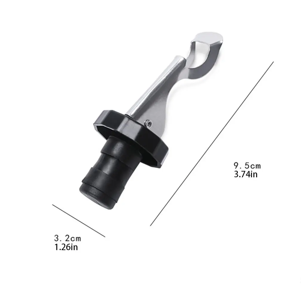 as show 1 Silicone Wine Bottle Stopper Wine Bottle Stopper Manual Press Wine Bottle Stopper Seal Leakproof Wine Bottle Cover Vacuum Plug - Color: as show 1
