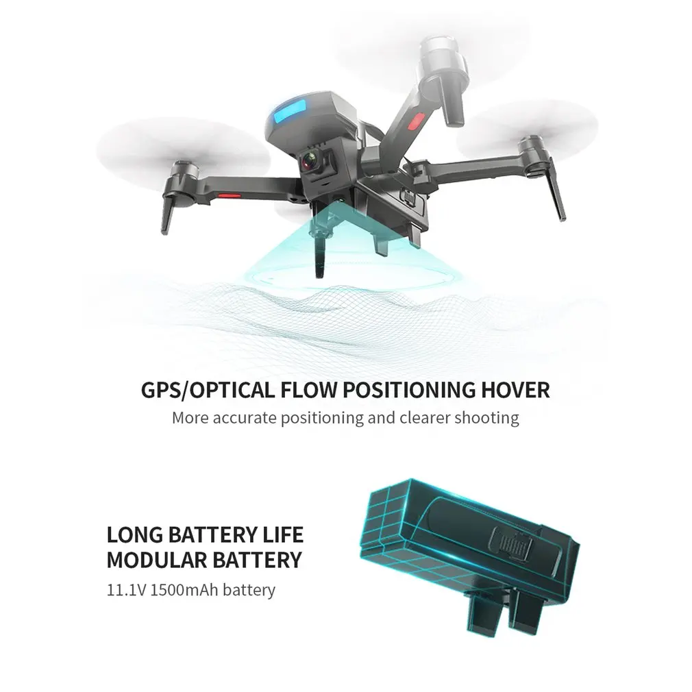 CG018 RC складной Дрон с 4K HD камерой жесты фото Дрон RC Helicoter четырехосевой самолет gps/оптический поток Дрон