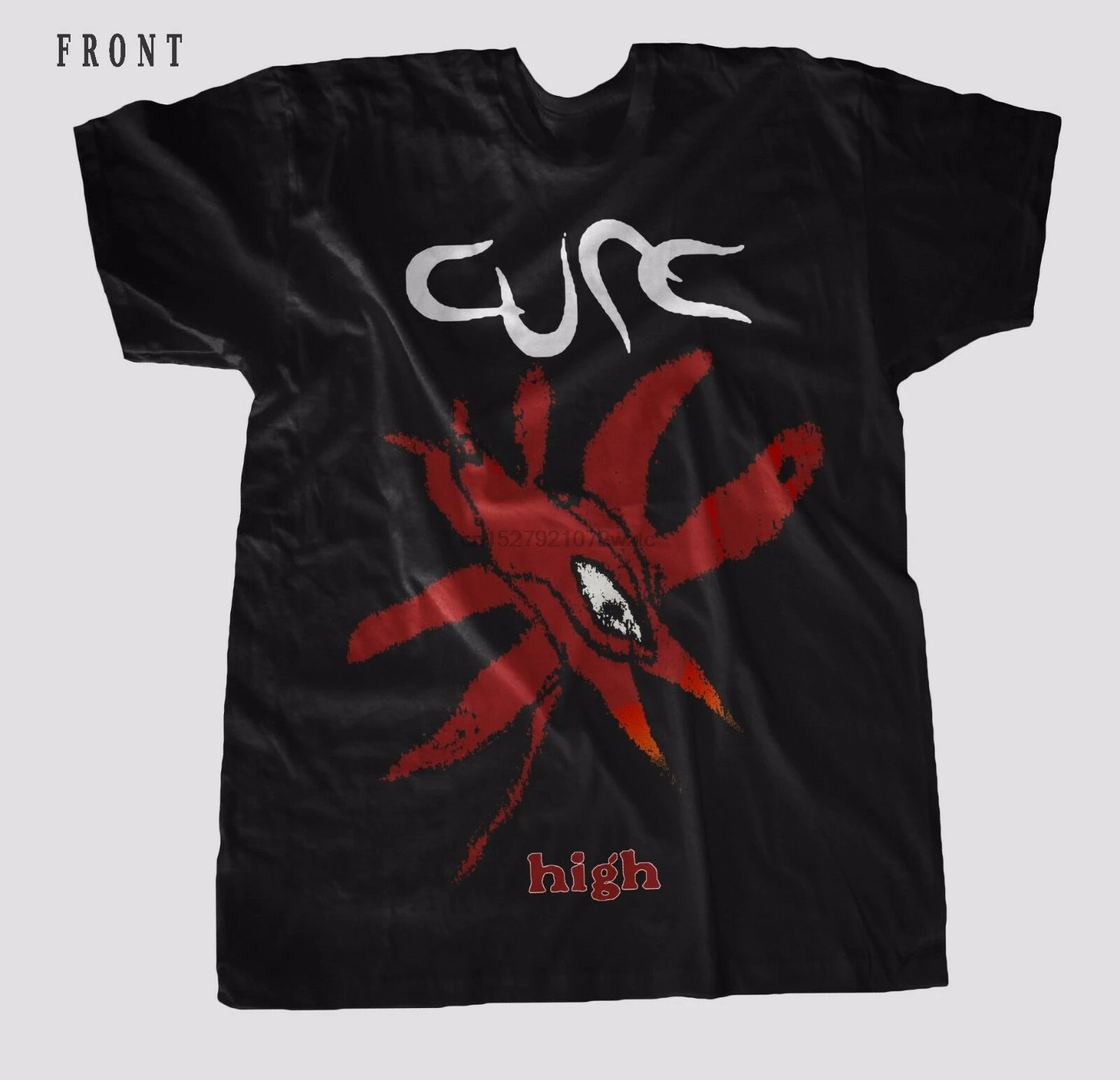Футболка с надписью CURE- High-Gothic rock пост-панк-Joy Division размеры от S до 7XL | Мужская