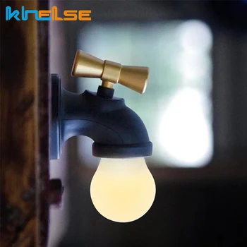 

LED Voice Control Night Light Faucet Type Bedroom Living Room Decor USB Rechargeable Kids Room Decoration Kids Gifts