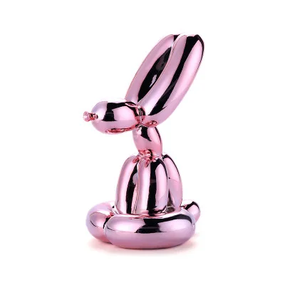 Нордическая Jeff Koons полированная собака воздушный шар искусство фигурки из смолы