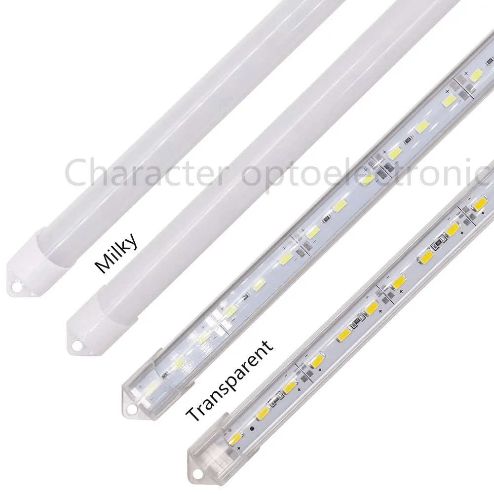 

5 шт. * 50 см оптовая продажа с фабрики DC 12V SMD 5730 5630 Светодиодный Жесткий Газа Бар светильник алюминиевый корпус + крышка ПК светодиодный бар светильник 5730
