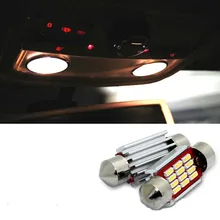 Белый Xenon 36 мм Автомобильный COB Светодиодный свет номерного знака 6418 12SMD 0,5 Вт Светодиодный светильник 12 В