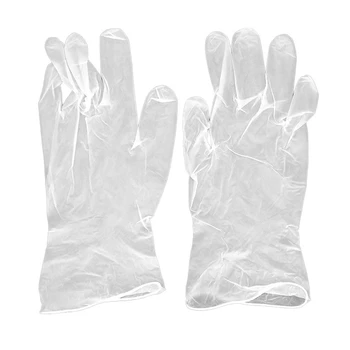 

PVC Dust-Free and Powder-Free Purification Gloves 100 Disposable High-Quality Gloves Protective Gloves