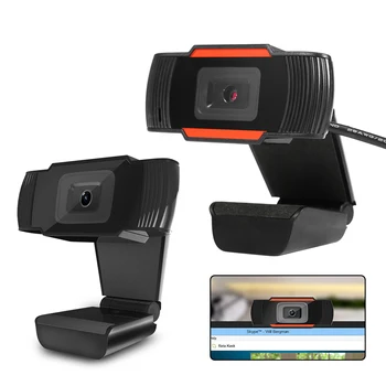 

1pc 640 *480 30 Degree Up & Down Rotatable Web Camera 30fps USB2.0 HD Webcam Video Recording With Microphone