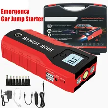 GKFLY Многофункциональный 1000A 12 в автомобильный скачок Stater power Bank портативное пусковое устройство Автомобильное зарядное устройство Booster Buster светодиодный фонарь