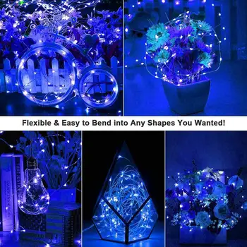 

10/15/20LED Lights Bottle Cap Wine Bottle Stopper String Lights Party Christmas Halloween For Bottles Lights Decor Wedding H2S3