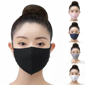 

5pc Washable Reuse Face Mask Cotton Linen Protection Printing Mouth Mask Reusable Mascarillas Cycling Breathable Mondkapjes