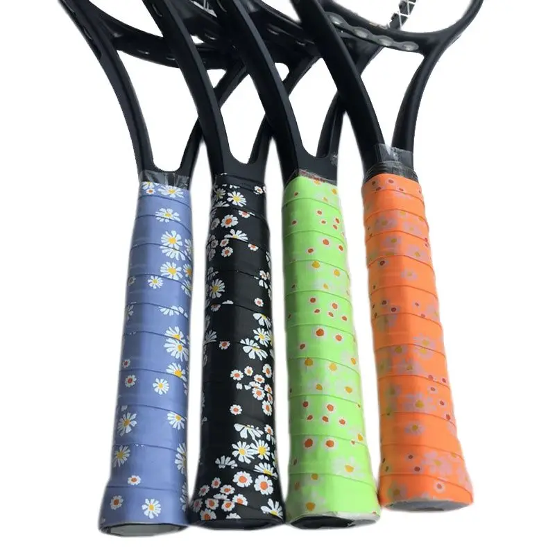 2pcs Retail ZARSIA Perfume Sticky Tennis Overgrips super tacky tennis rackets grips printing badminton overgrips | Спорт и