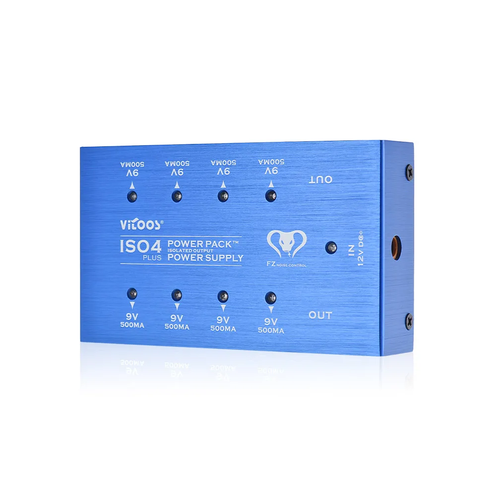 

Hot New ISO4PLUS Compact Guitar Effects Power Supply Power Pack Station 8 Isolated DC 9V Outputs Max. 500mA