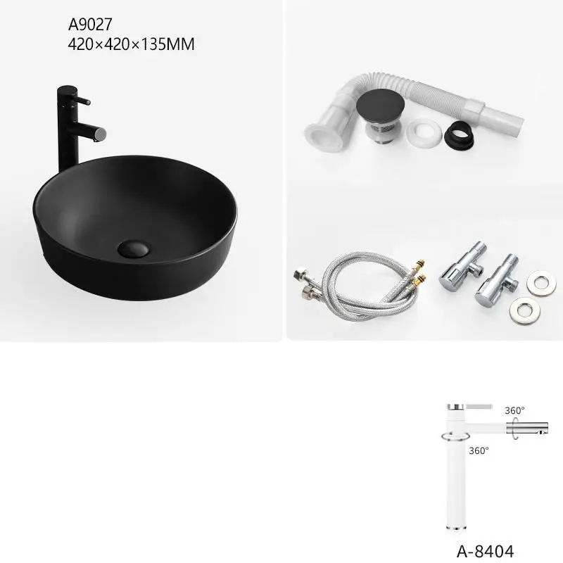 Bain Lavabo Da Appoggio Fregadero Lavandino Wastafel Lavatorio De Para Cuba Pia Banheiro умывальник для ванной комнаты - Цвет: Version X