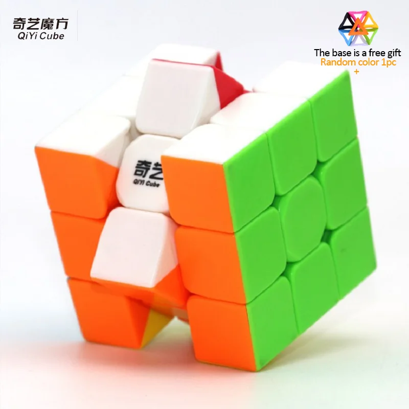 Qiyi 3x3x3 куб профессиональный 5,7 см скоростной куб для кубика-пазла Neo Cubo Magico стикер для детские образовательные игрушки - Цвет: 1