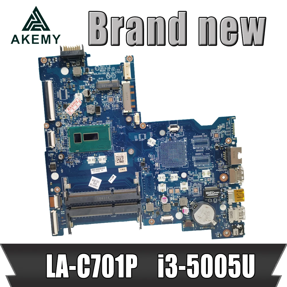 Для HP 15-AC Материнская плата ноутбука 828178-601 828178-501 828178-001 i3-5005U материнская