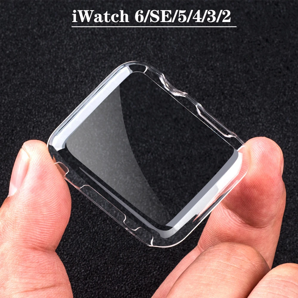 Чехол для Apple watch чехол 44 мм 40 iWatch 42 38 бампер из ТПУ Защита экрана Watch серии 6 SE 5 4 3