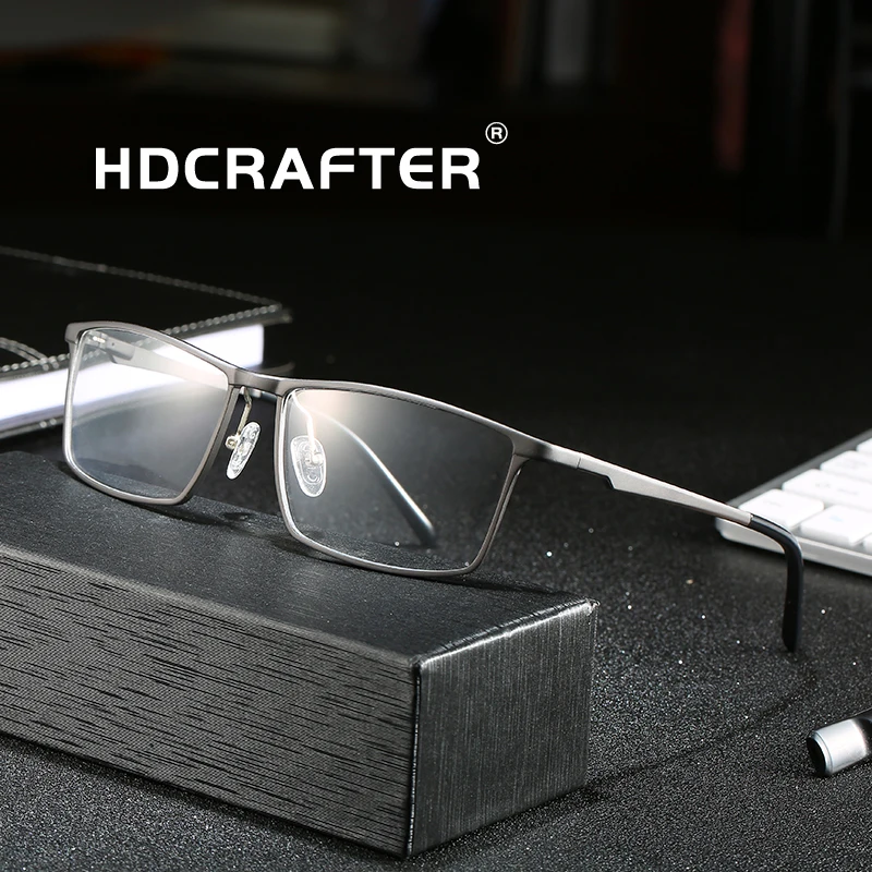 

HDCRAFTER Light Squre Glasses Frame For Women&Men Clear Lens Spectacle Computer Optical Frames Eyeglasses Frame
