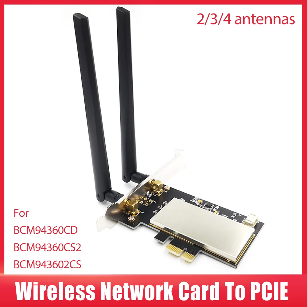 Беспроводной Wi-Fi адаптер Bluetooth 2 4G/5G двухдиапазонный PCIE сетевой конвертер для MAC