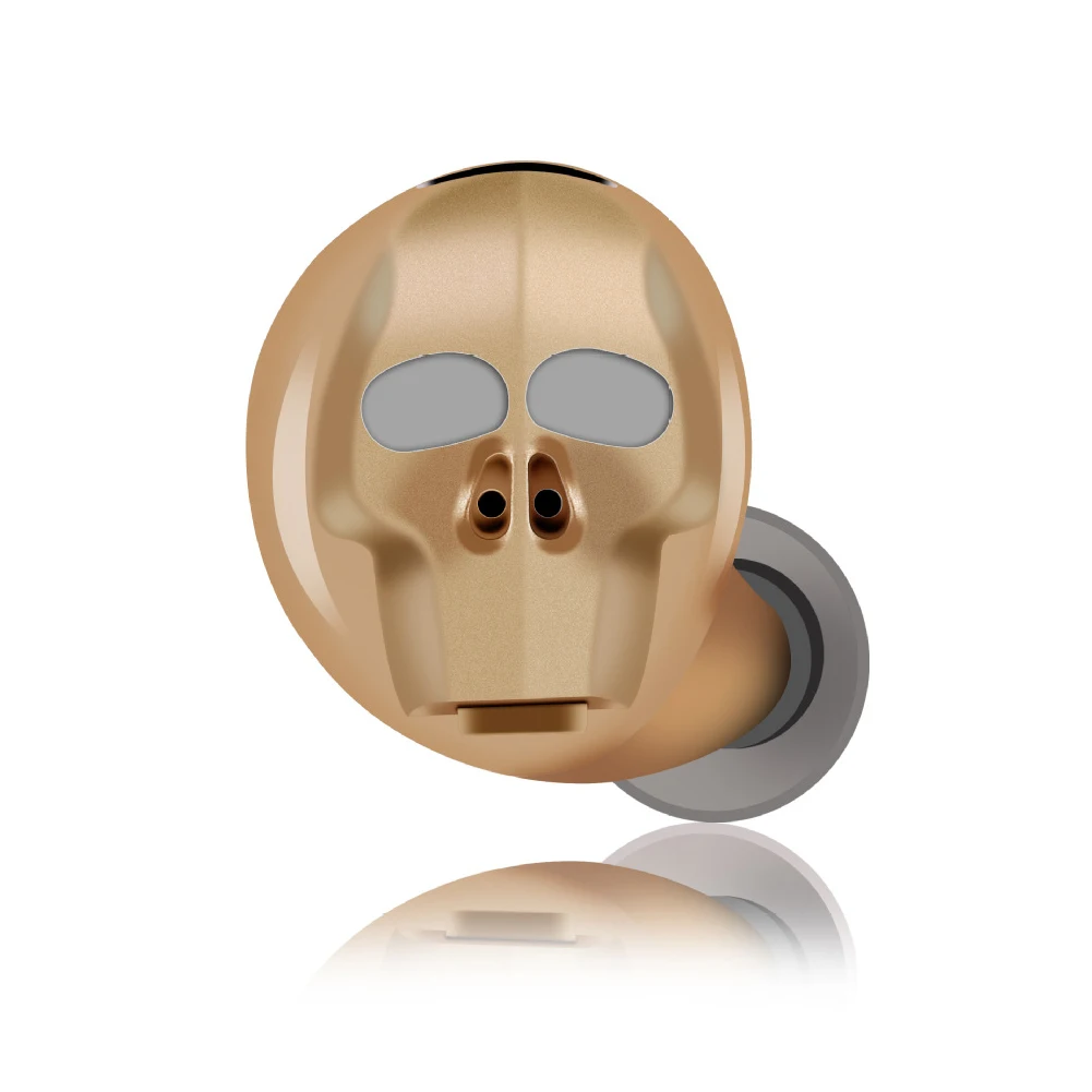 1Pc LED Skull Wireless Bluetooth Earbuds Sports Fitness Earphone for Outdoor Traveling SGA998