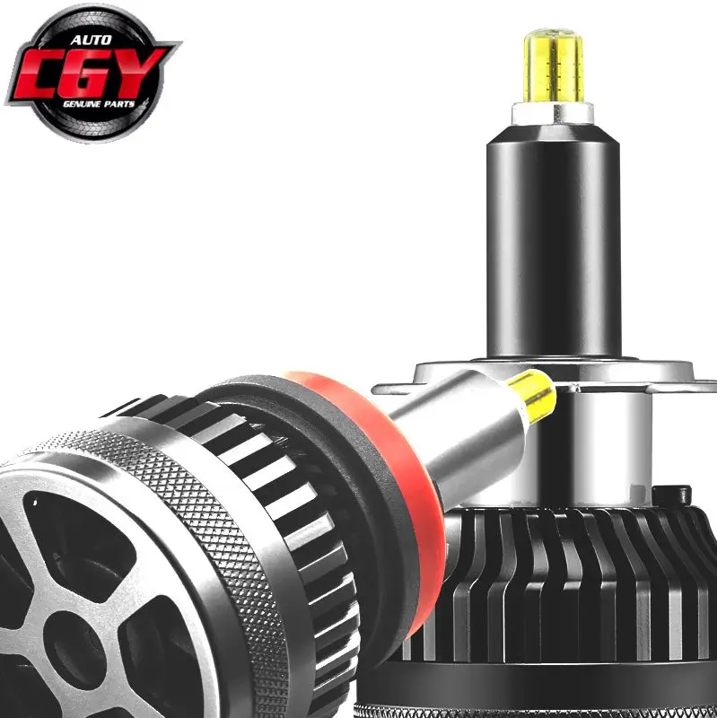CGY 10000LM LED Araba klar Araba Far Otomatik Sis H4 H7 H1 H8 