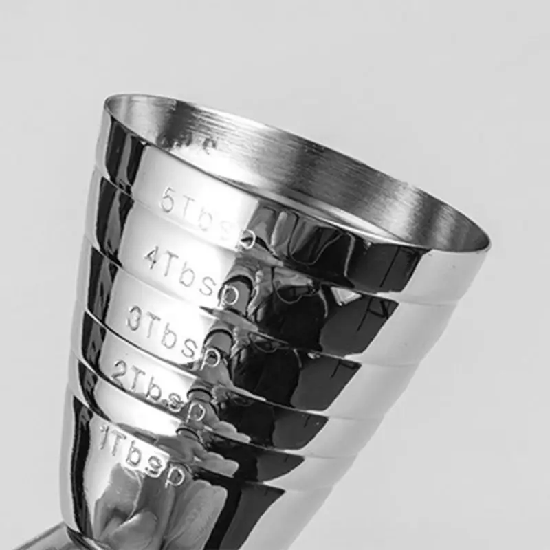 75 мл мерки из нержавеющей стали Jigger Spirit смешанные коктейли Напитки чашки ликера измеритель бар аксессуары D5BD