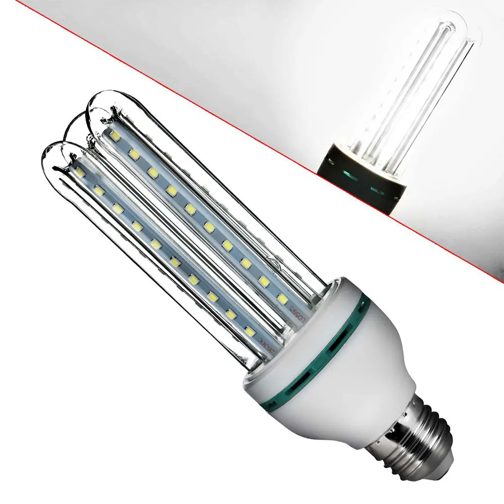 Световой E27 LED лампа Кукуруза лампы U Форма домашнего освещения SMD2835 12 Вт белый