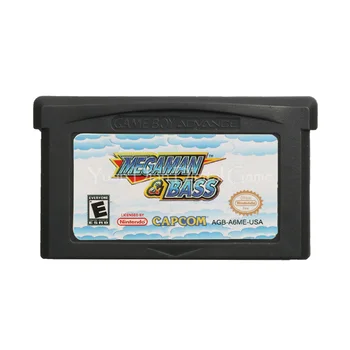 

For Nintendo GBA Video Game Cartridge Console Card Mega Man & Bass English Language US Version