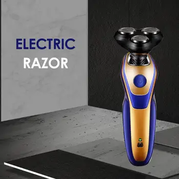 

3 in 1 Rechargeable Electric Razor Men Endurance Nose Hair Trim Shaving Beard Machine Washable Lighting Electric Shavers