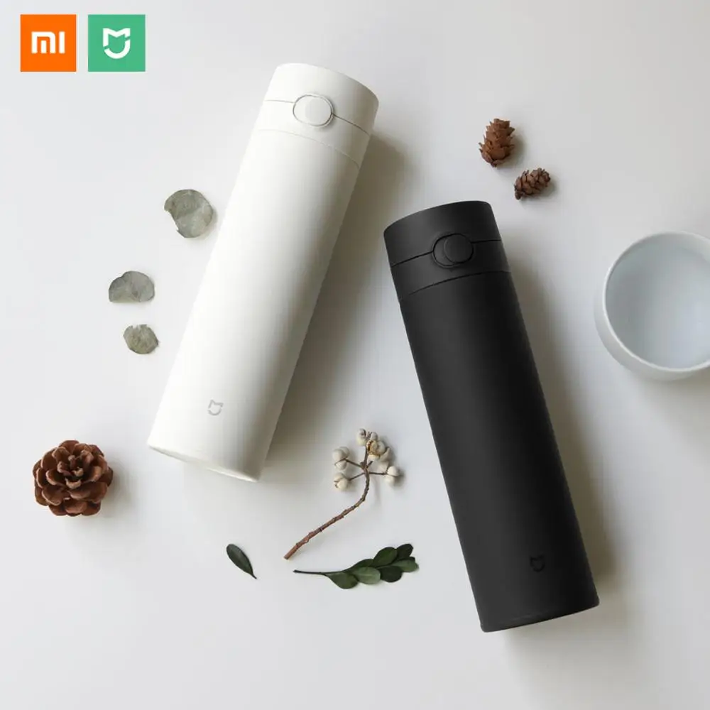 Оригинальный вакуумный термос чашка Xiaomi Mijia 2 поколения с замком для чашки 480 мл