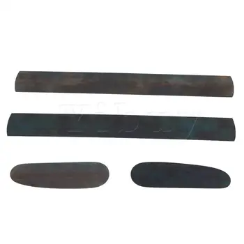 

Yibuy 4Pcs Spring Steel Violia Scrapers with Oval Cutter Kit for Violin Repair
