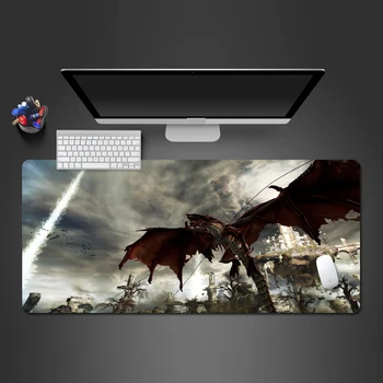 

Evil Giant Red Dragon Game Mouse Pad High Quality Popular Game Player Mouse Pad Hot Selling Laptop Desktop Big Screen Pads
