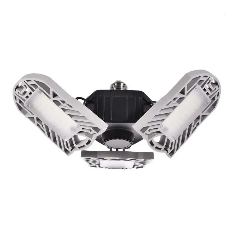 144 led Super Bright Garage Light Ceiling Light 8000LM Deformable radar Motion sensor interrupt Industrial Lighting Mining Lamps