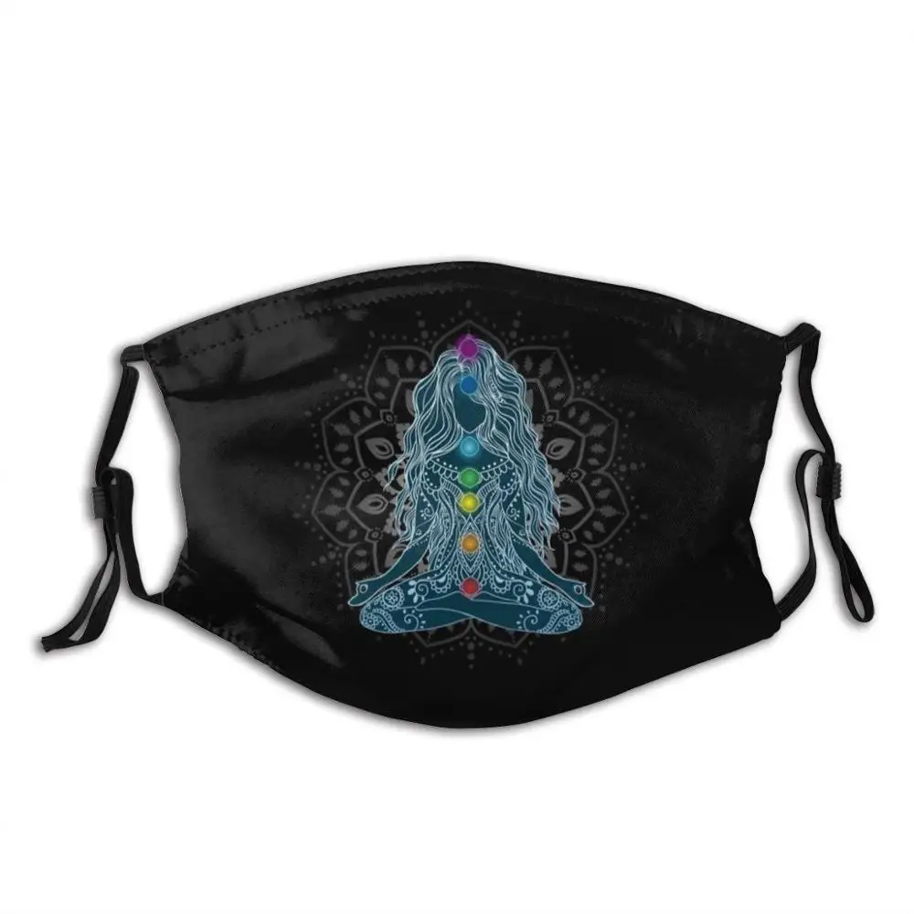 Медитирующая футболка для медитации и йоги Lotus Asana Seven Chakras взрослых детей
