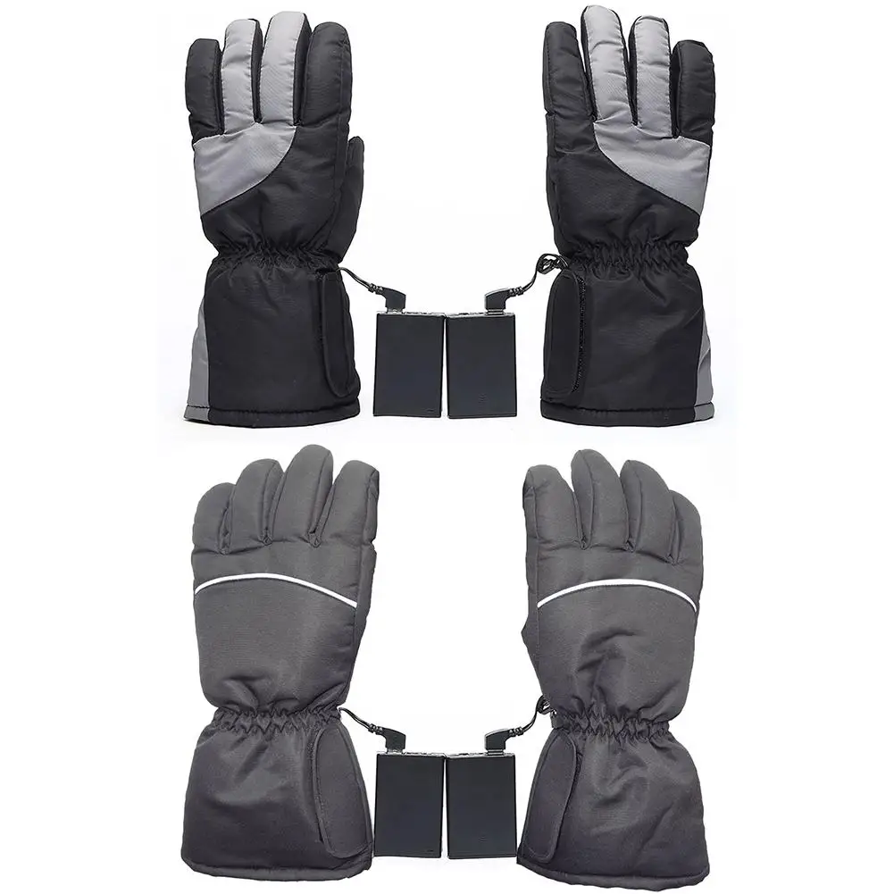 

Electric Heating Gloves Ski Snowboard Gloves Snowmobile Motorcycle Riding Winter Gloves Windproof Waterproof Unisex Snow Gloves4