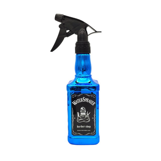 Hairdressing Spray Bottle Salon Barber Hair Tools Water Sprayer Retro Whiskey Oil Head Watering Can