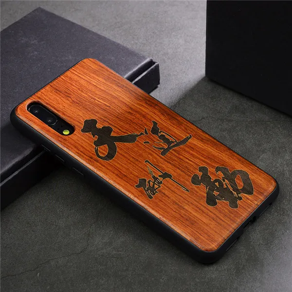 Color 2 Деревянный чехол P30 для huawei P30 Lite, роскошный деревянный чехол P30 Pro, силиконовый чехол P20 Lite, чехол для huawei P20 Pro, чехол P30Lite Funda - Цвет: Color 2