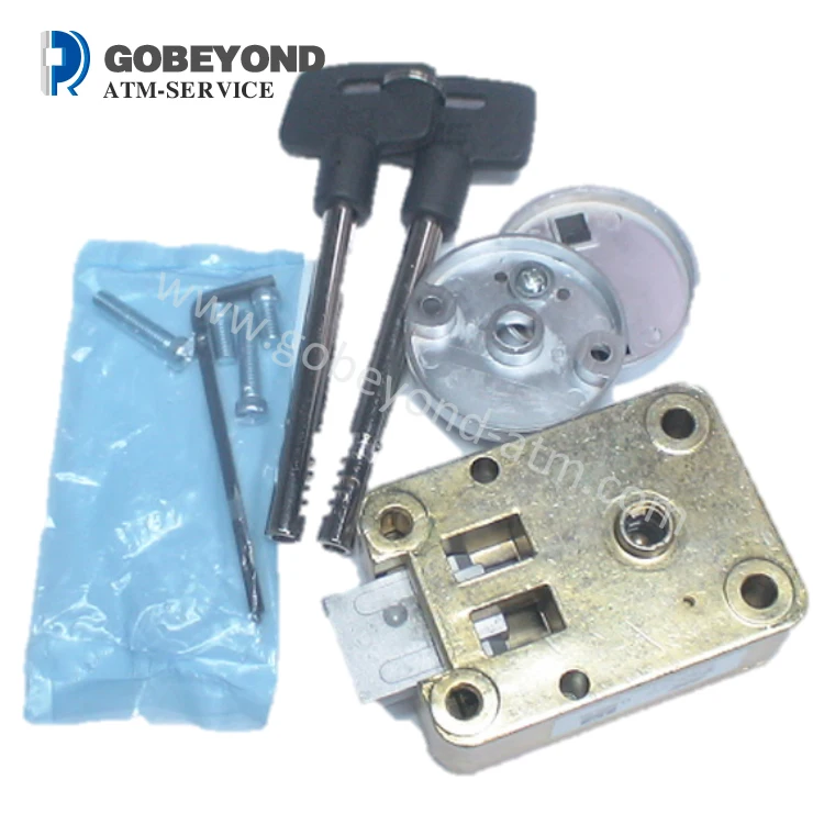 009-0008257 atm machine parts NCR lock Safety Box Combination Lock 0090008257 Vault Metal Key and Lock