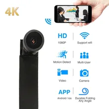 1080p ultra mini wifi câmera flexível completo hd gravador de áudio vídeo detecção movimento câmera ip p2p micro cam