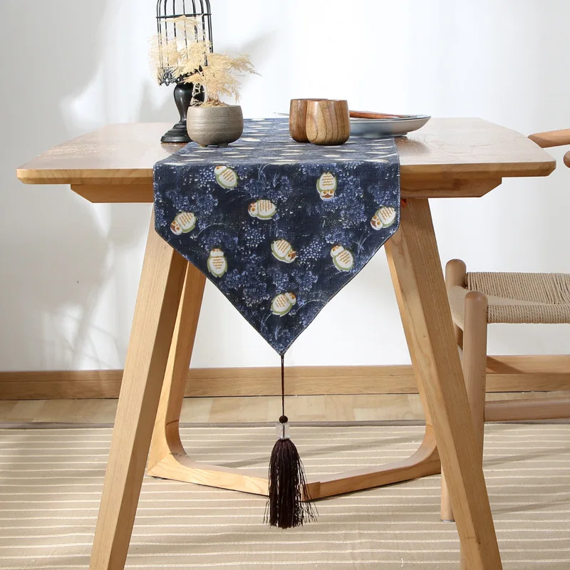 

European-Style Simple Popular Animal Style Long Table Runner Tea Table Tea
