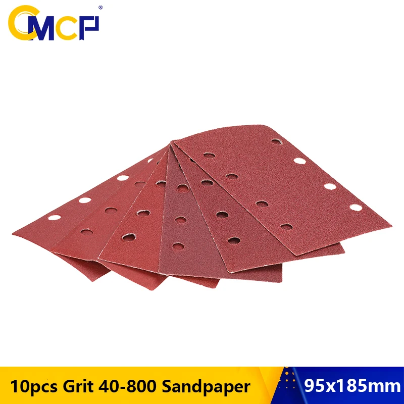 Sandpaper 8 Hole Square Sand Papers Wood Metal Square Sandpaper