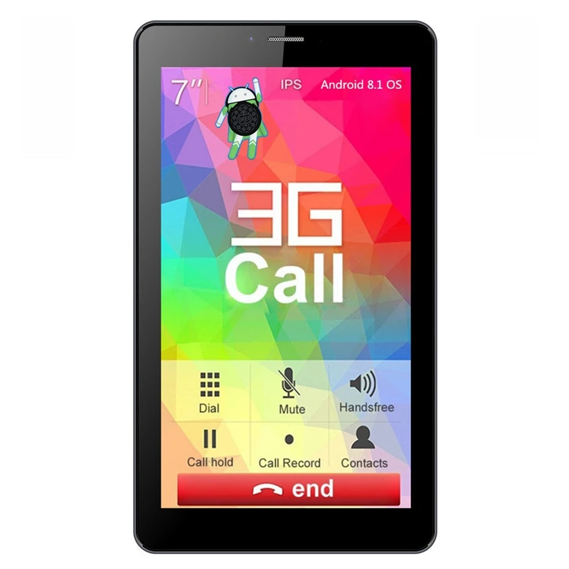 Binai V7SHD-3G четырехъядерный Android 8,1 HD экран 1024X600 ips gps Bluetooth wifi Две sim-карты поддержка TF телефонный звонок планшет