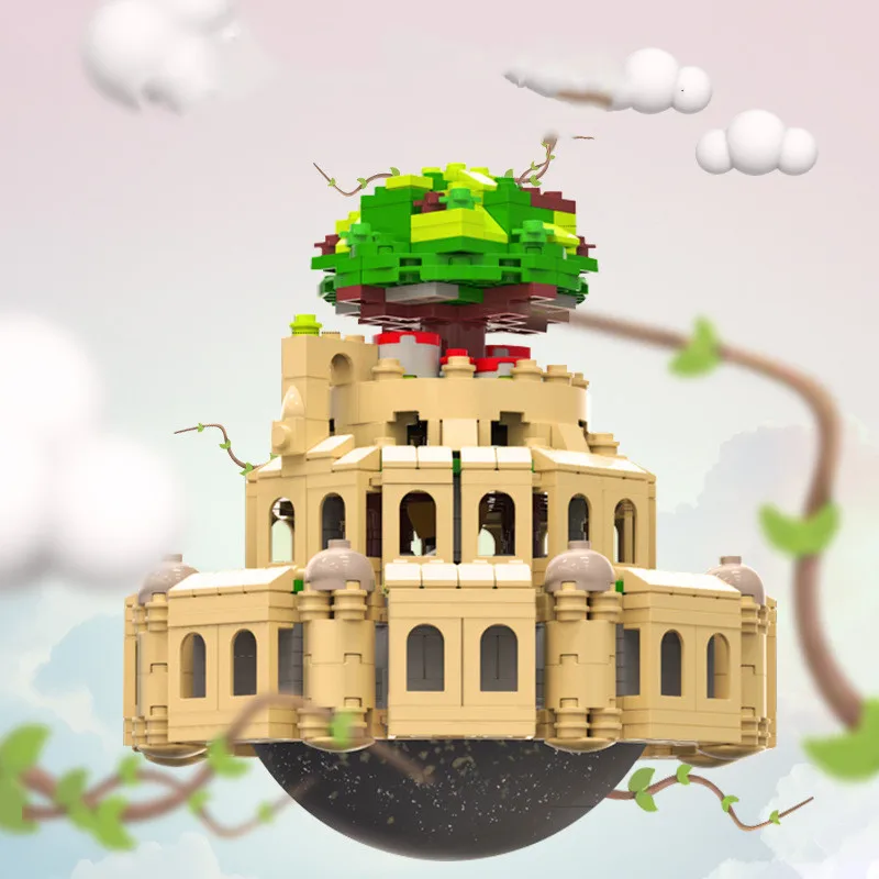 

XingBao MOC city in the sky creative music castle 05001 model bricks toys for kids brithday Christmas gifts building blocks