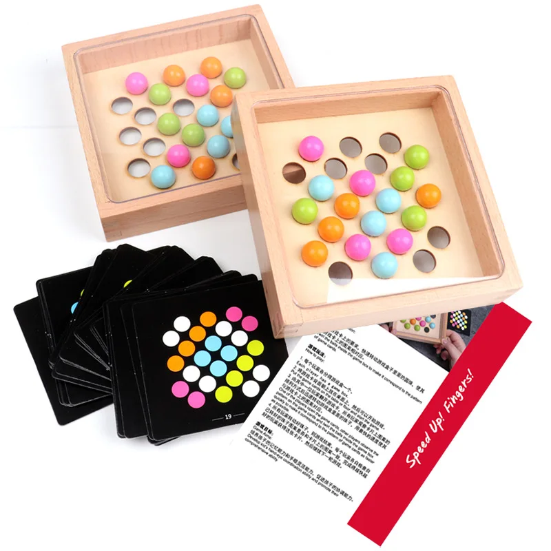  Children Finger Games Wooden 3-6 Years Old Parent-child Table Games Focus Training Toys Parent-chil