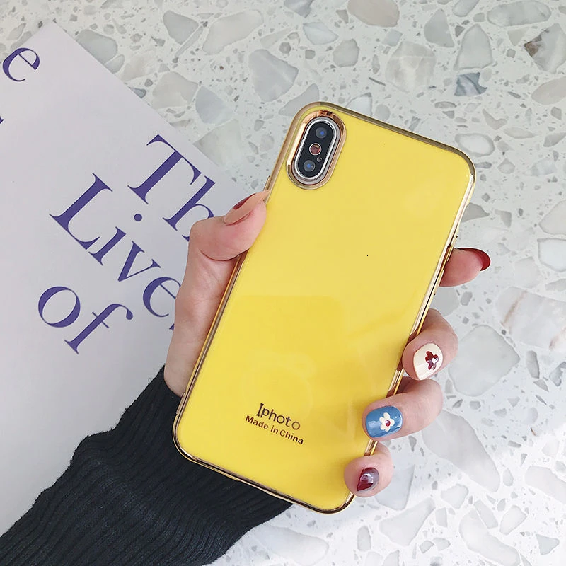 Цветной корпус телефона с гальваническим покрытием для iPhone 11 11Pro Max XR XS X XS Max 7 8 6 6S Plus ударопрочный чехол из ТПУ с буквами - Цвет: T1