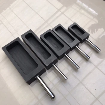 

2 pcs 3kg with handel Graphite tank ,squre crucible for melting ,casting