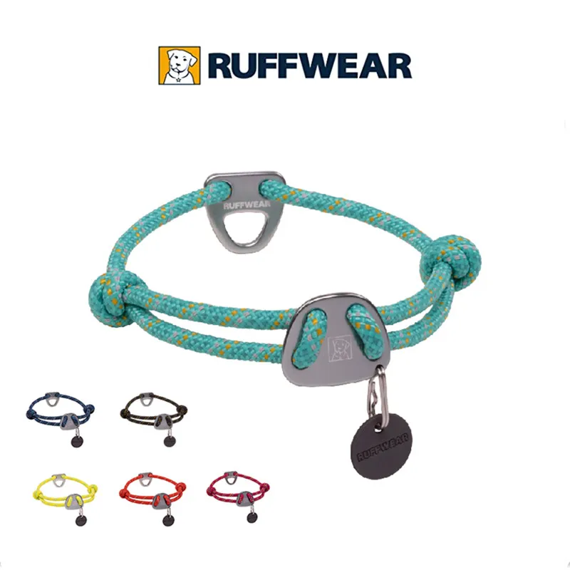 Collar de perro de con nudo a Colla, reflectante de bajo perfil con nudos deslizantes de pescador, etiqueta de identificación separada|Collares| - AliExpress